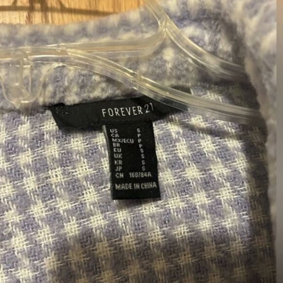 Brushed Houndstooth Longline Shirt coat NEW - Picture 5 of 14